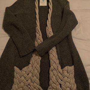 100% Lambswool cardigan by Sparrow size Medium